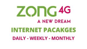 Zong Internet Packages 2023-24